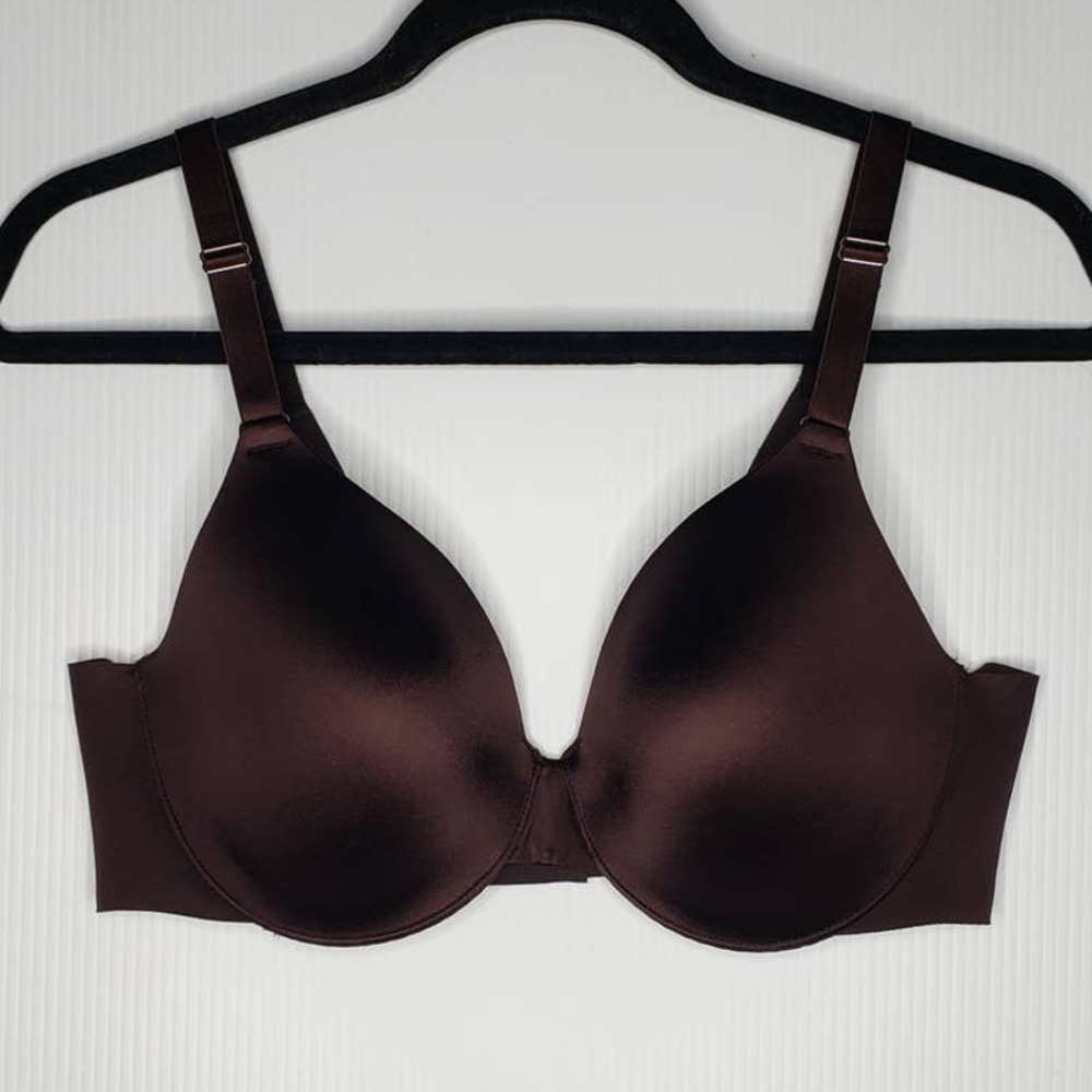 Soma Vanishing Back Full Coverage 38C Bra Java Brown Underwire EUC